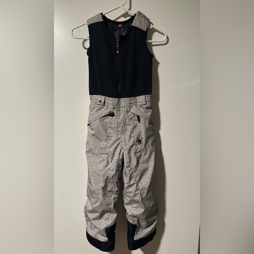 Spyder Kids' Snowpants Black and Gray Overalls